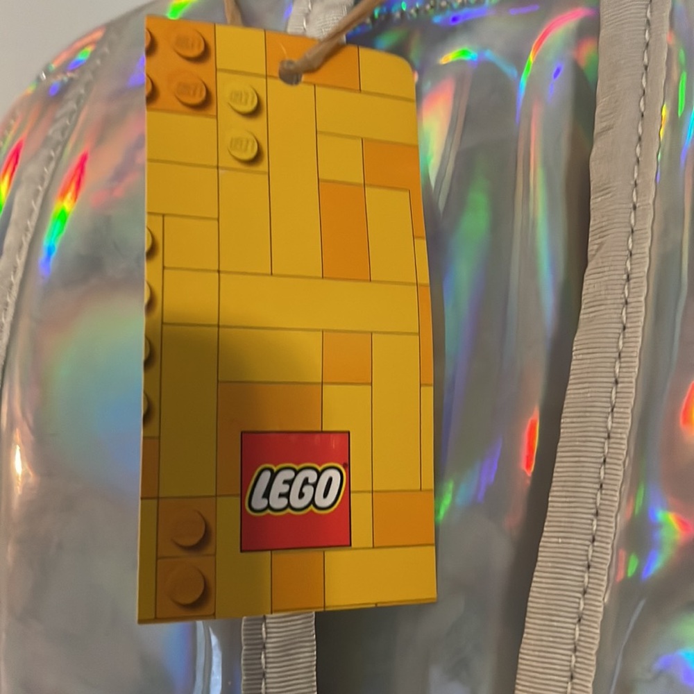 NWT LEGO Holographic Brick 15" Backpack - Picture 13 of 14